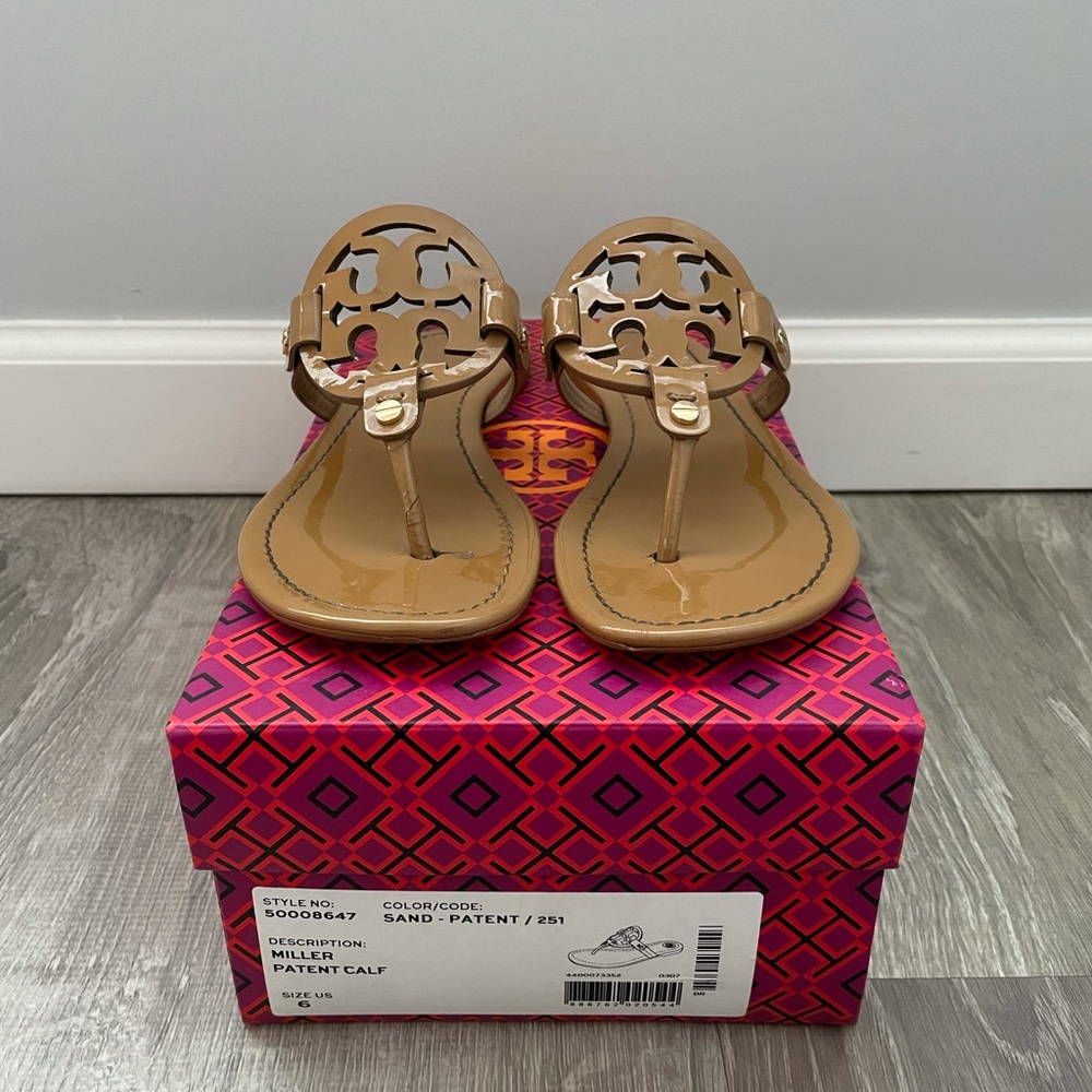 USED Tory Burch Miller Sandals
